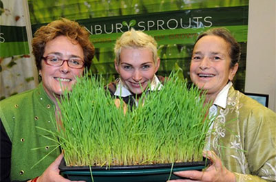 Sophie, Alina and Jill Swyers at Healthy Living Expo 2013